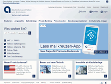 Tablet Screenshot of apobank.de